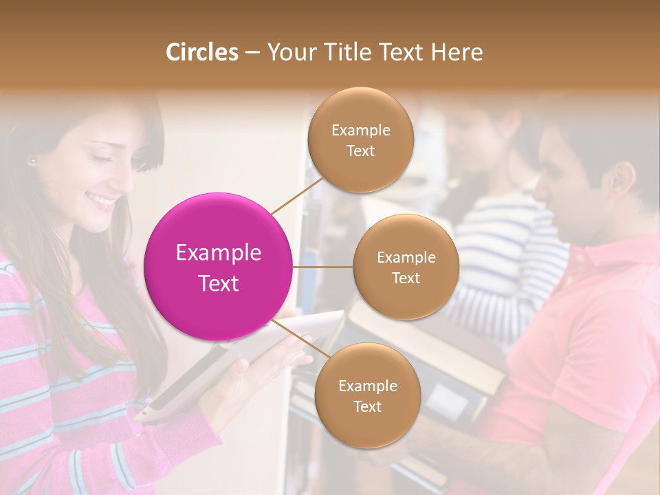 Technology Reader Young PowerPoint Template