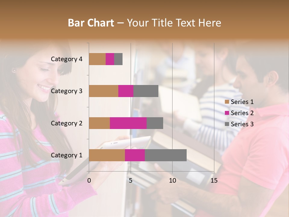 Technology Reader Young PowerPoint Template