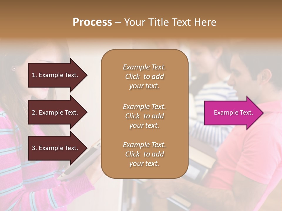 Technology Reader Young PowerPoint Template