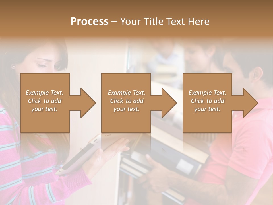 Technology Reader Young PowerPoint Template