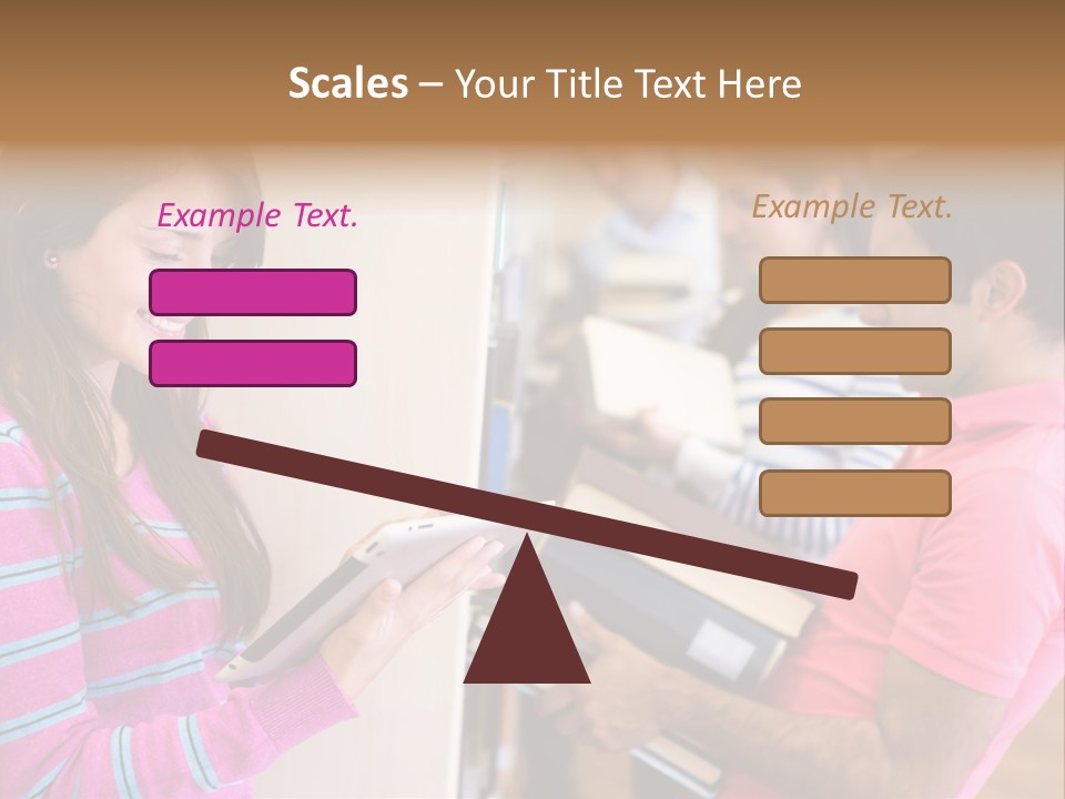 Technology Reader Young PowerPoint Template