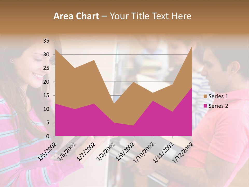 Technology Reader Young PowerPoint Template
