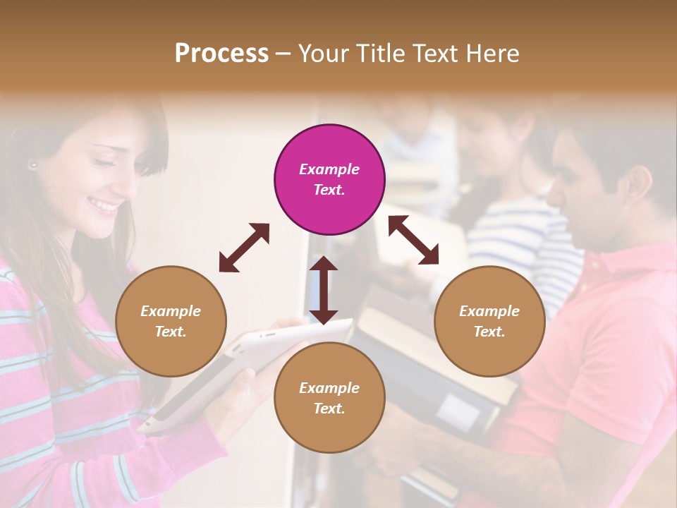 Technology Reader Young PowerPoint Template