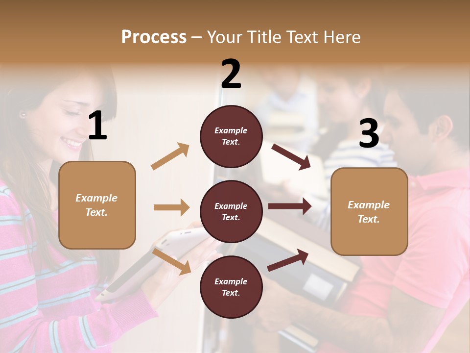 Technology Reader Young PowerPoint Template