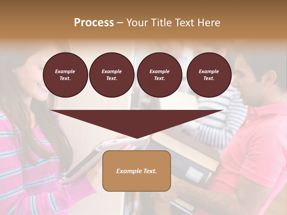 Technology Reader Young PowerPoint Template
