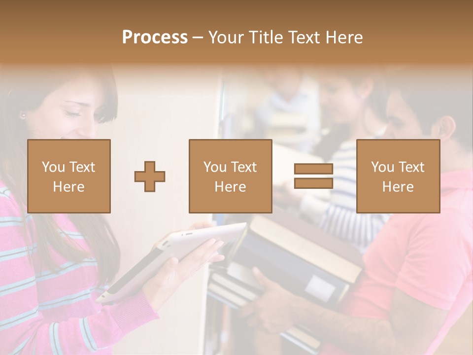 Technology Reader Young PowerPoint Template