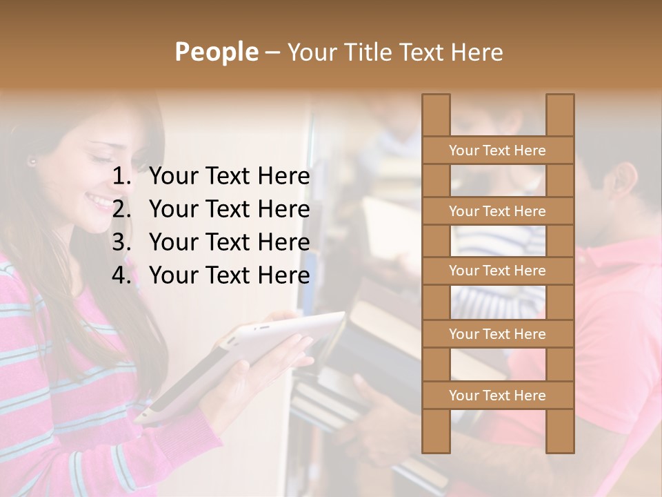 Technology Reader Young PowerPoint Template