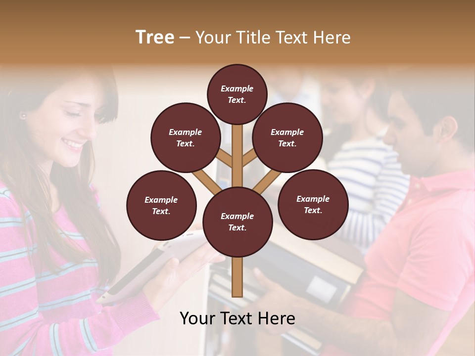 Technology Reader Young PowerPoint Template