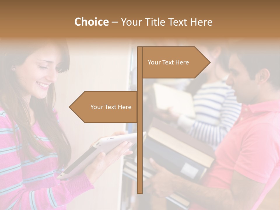 Technology Reader Young PowerPoint Template