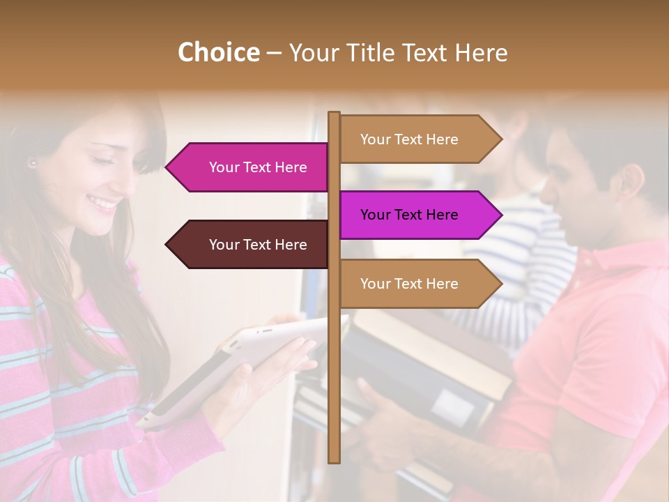 Technology Reader Young PowerPoint Template