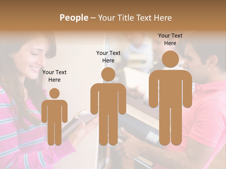 Technology Reader Young PowerPoint Template