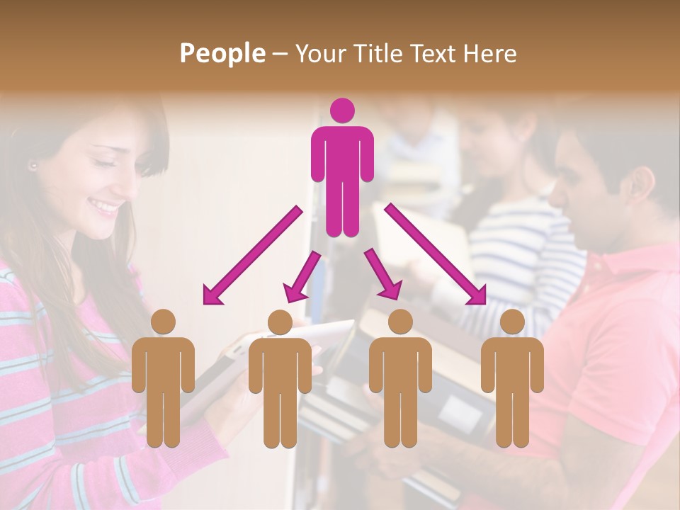 Technology Reader Young PowerPoint Template