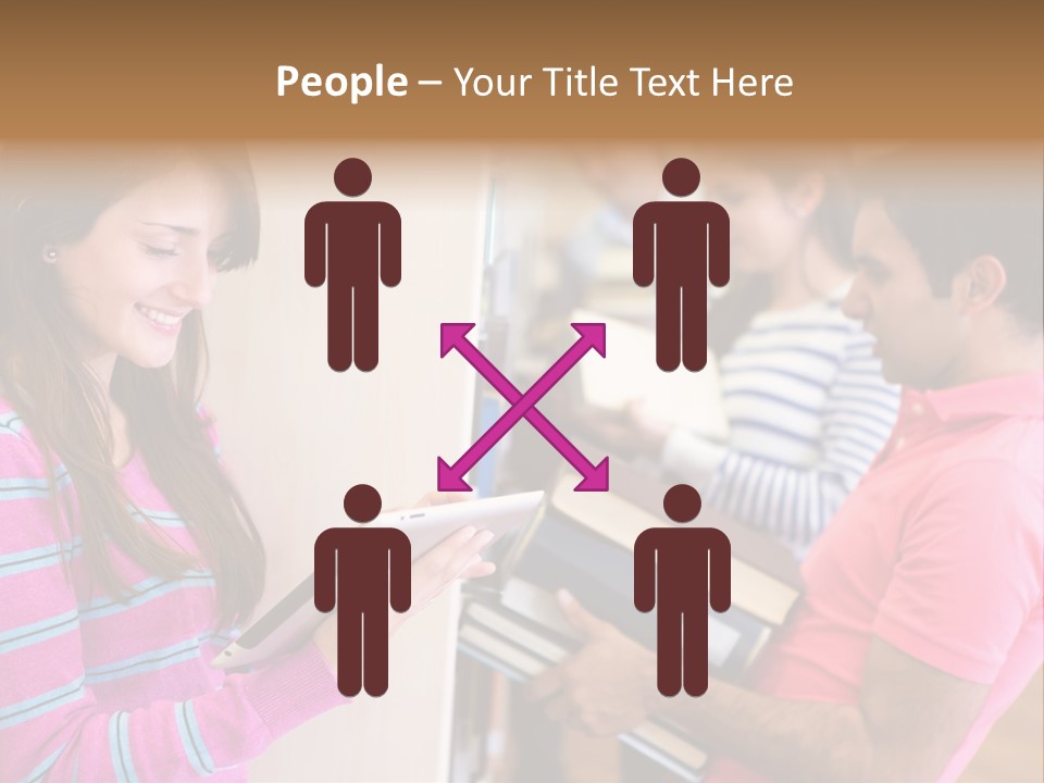 Technology Reader Young PowerPoint Template