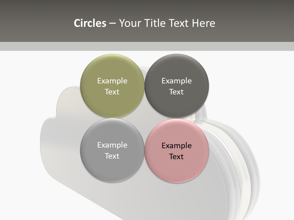 White Tech Data PowerPoint Template