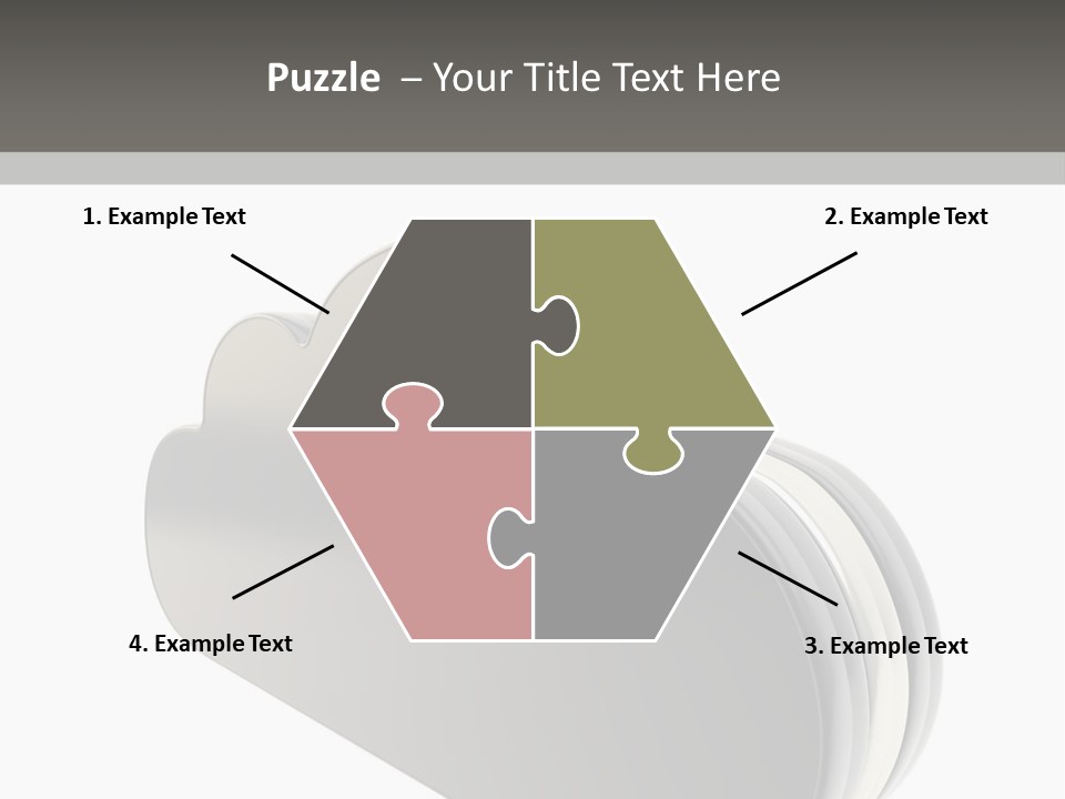 White Tech Data PowerPoint Template
