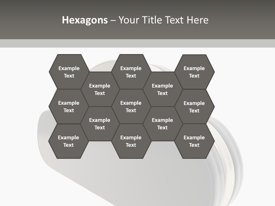 White Tech Data PowerPoint Template