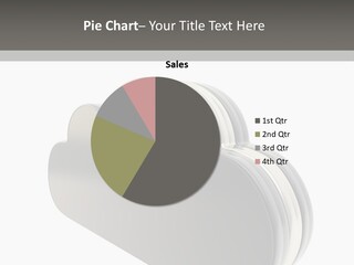 White Tech Data PowerPoint Template