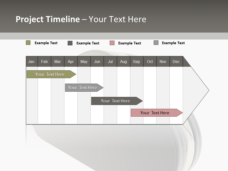 White Tech Data PowerPoint Template