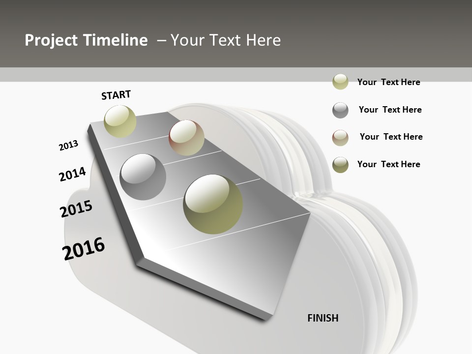 White Tech Data PowerPoint Template