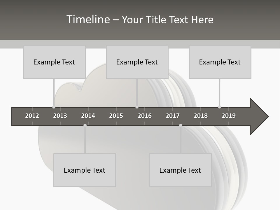 White Tech Data PowerPoint Template