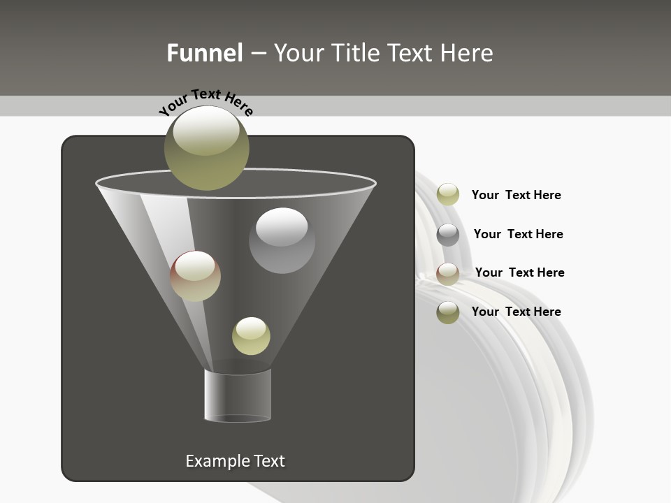White Tech Data PowerPoint Template