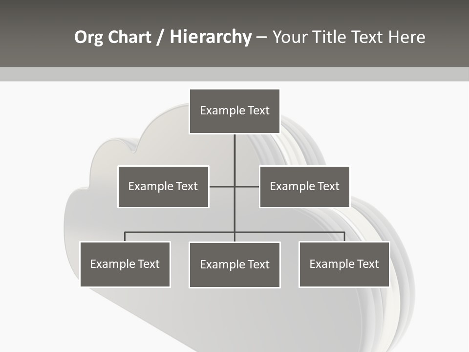White Tech Data PowerPoint Template