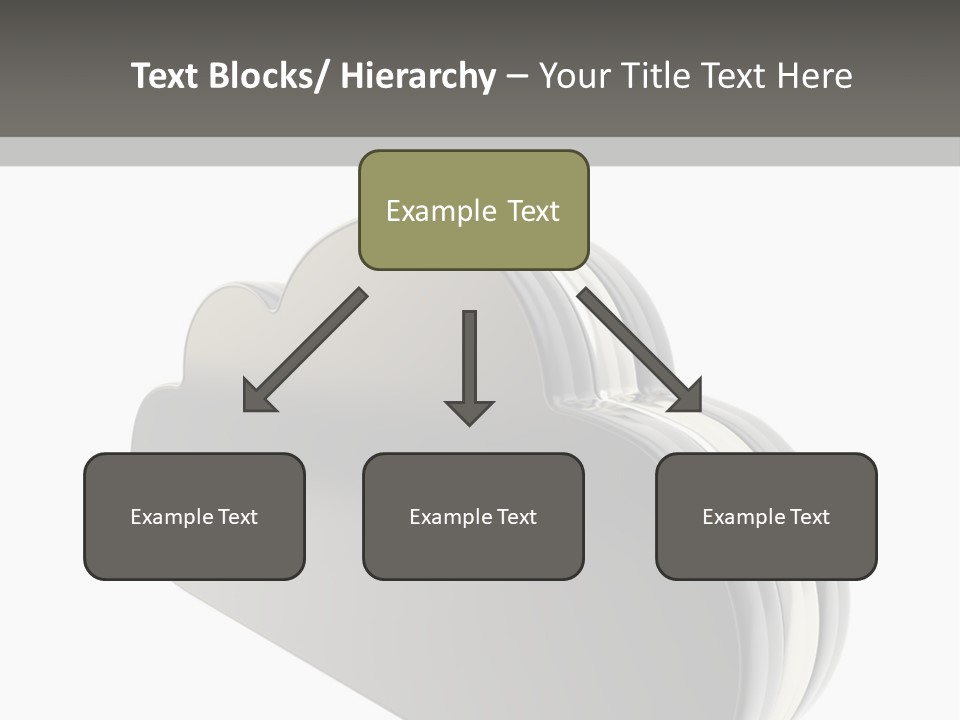 White Tech Data PowerPoint Template
