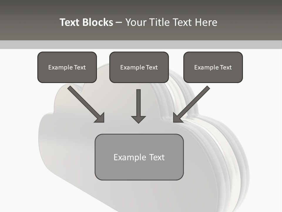 White Tech Data PowerPoint Template