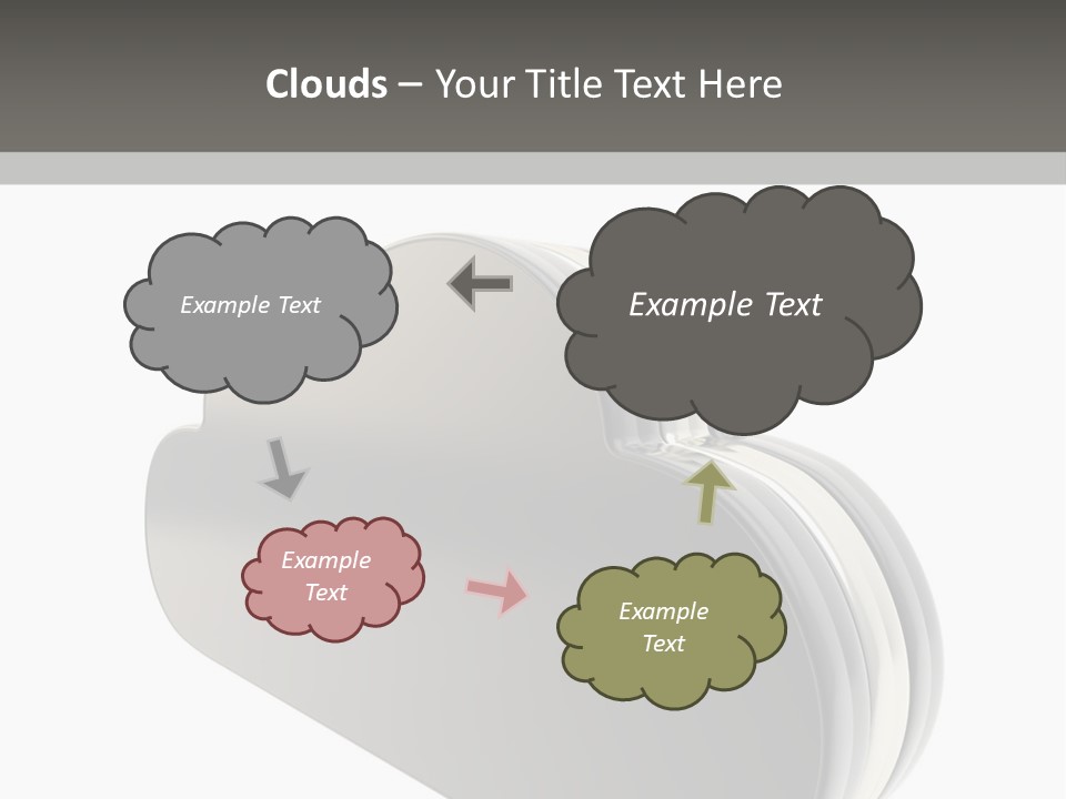White Tech Data PowerPoint Template