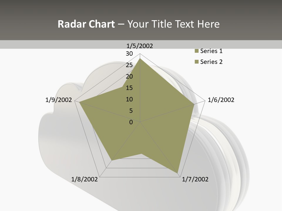 White Tech Data PowerPoint Template