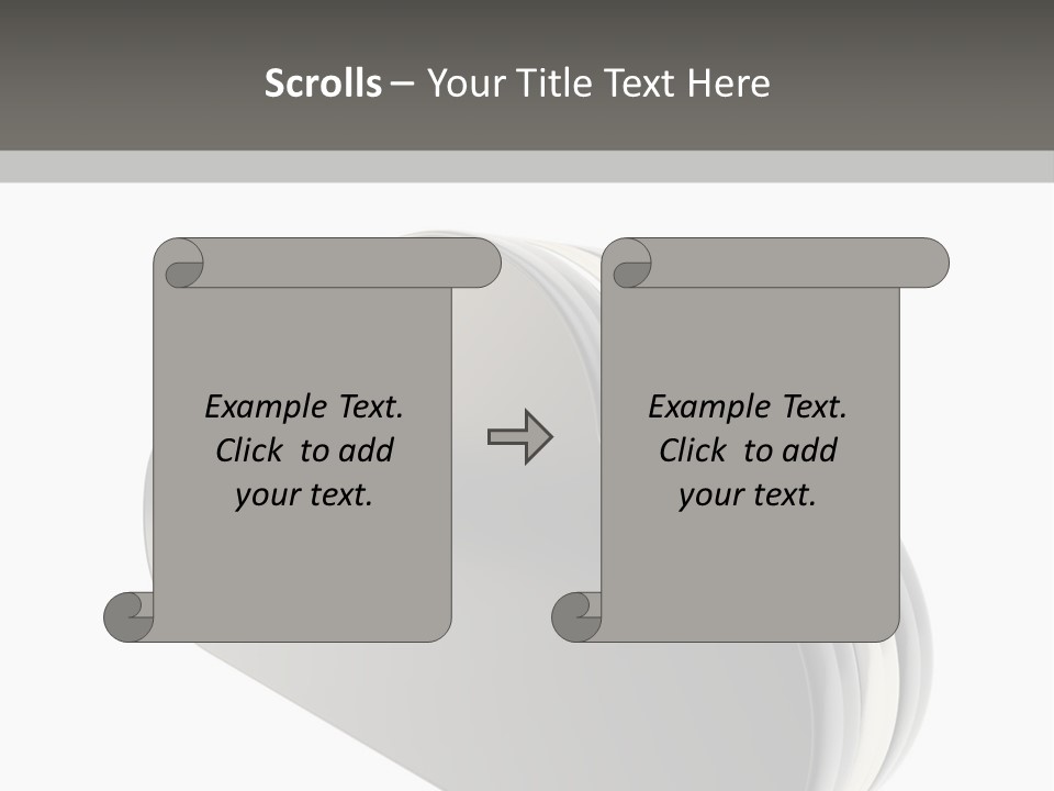 White Tech Data PowerPoint Template