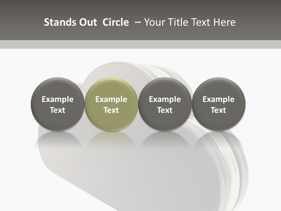 White Tech Data PowerPoint Template