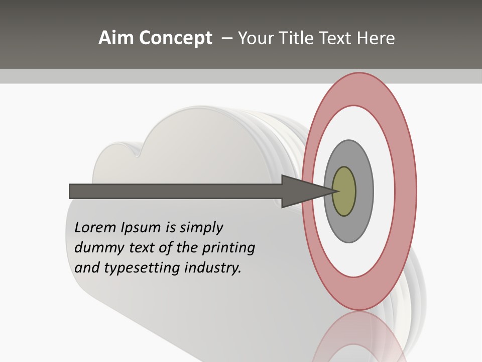 White Tech Data PowerPoint Template