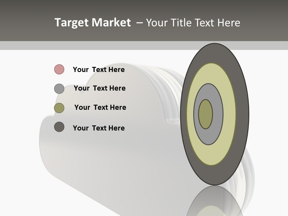 White Tech Data PowerPoint Template