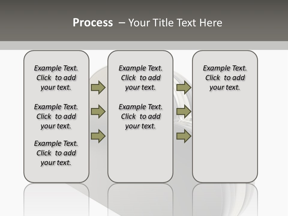 White Tech Data PowerPoint Template