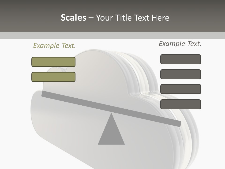White Tech Data PowerPoint Template