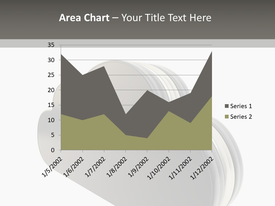 White Tech Data PowerPoint Template