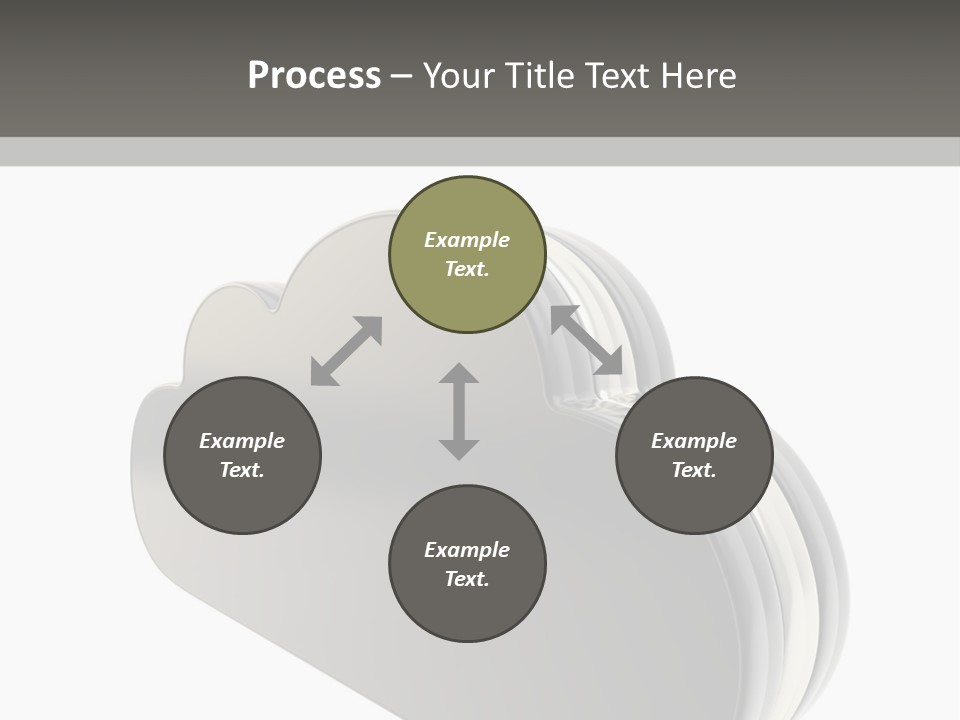 White Tech Data PowerPoint Template