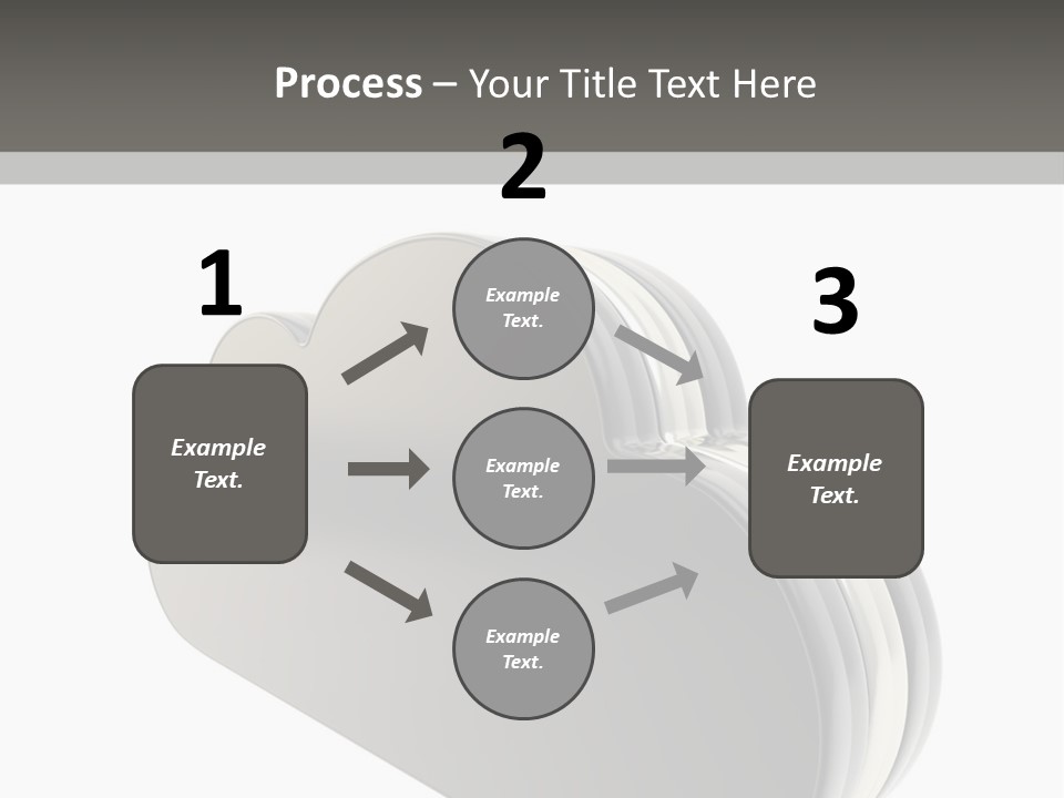 White Tech Data PowerPoint Template
