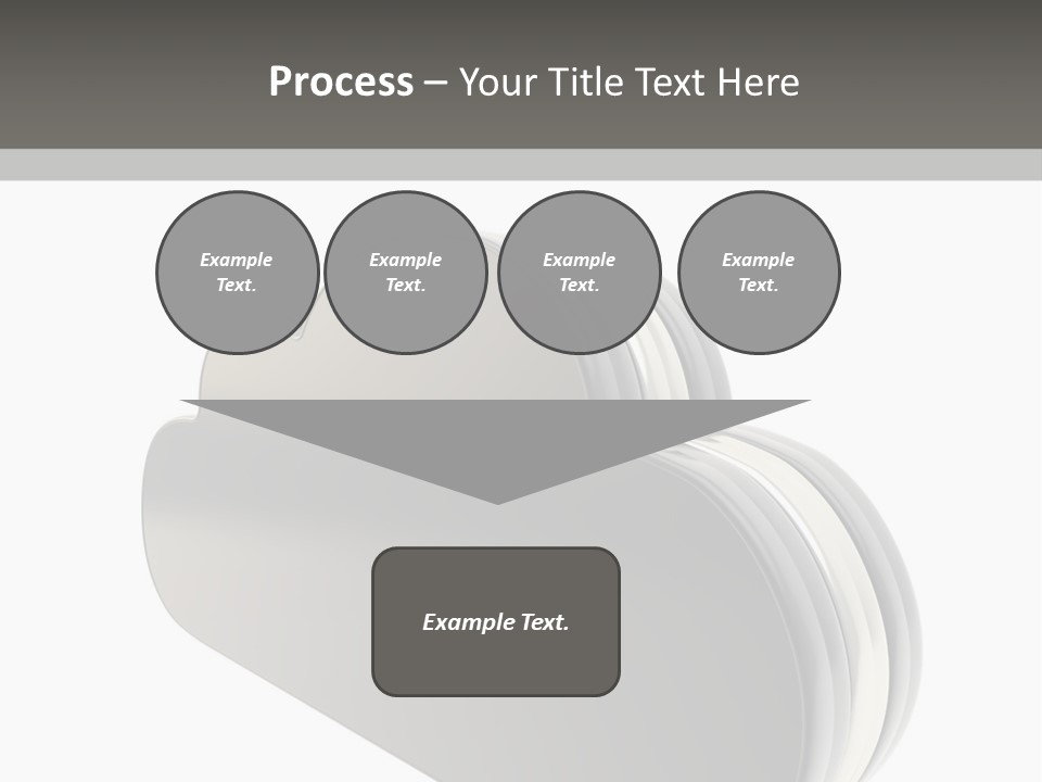 White Tech Data PowerPoint Template
