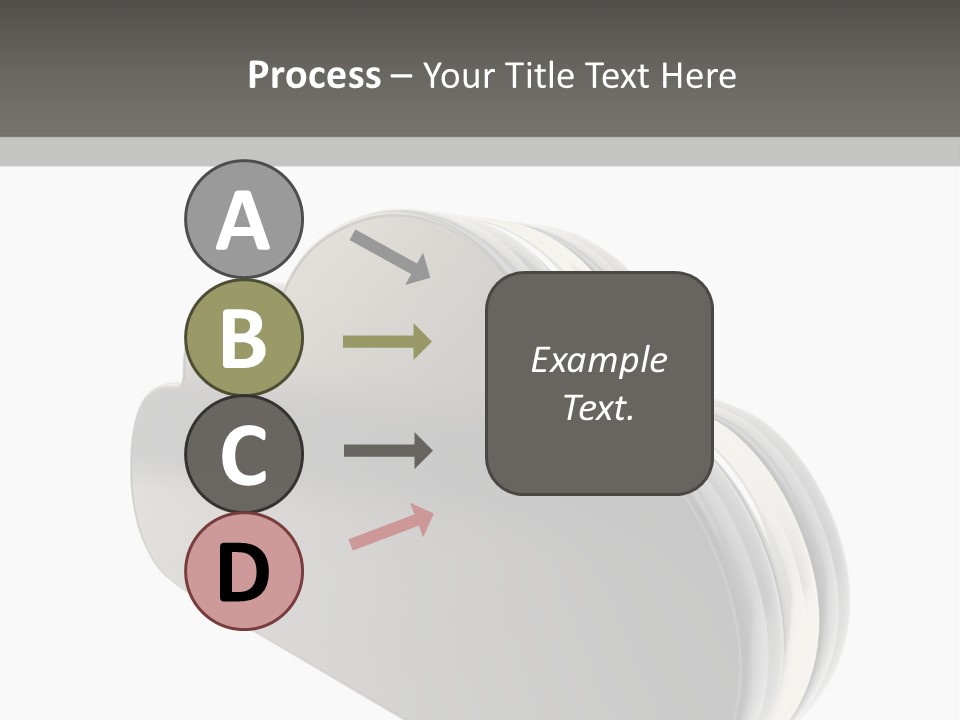 White Tech Data PowerPoint Template
