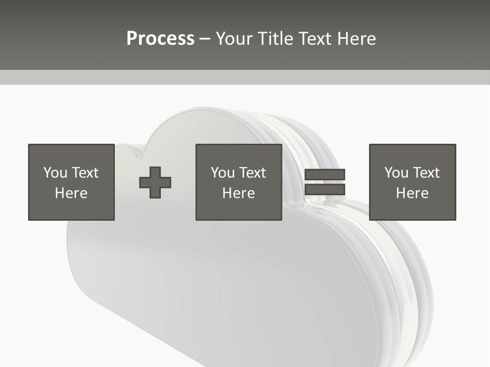 White Tech Data PowerPoint Template