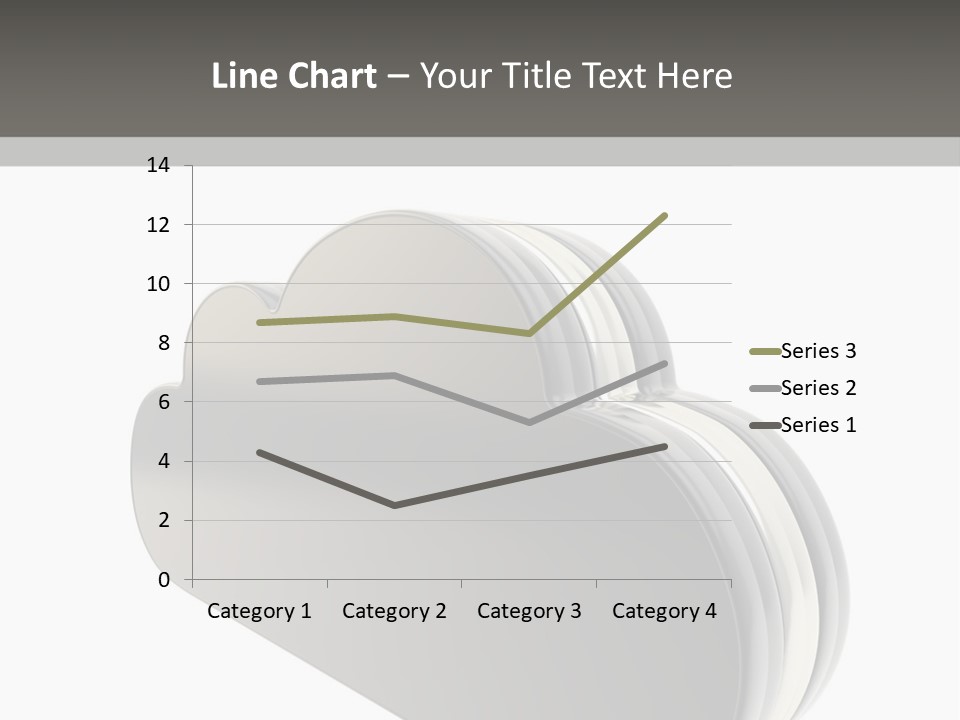 White Tech Data PowerPoint Template