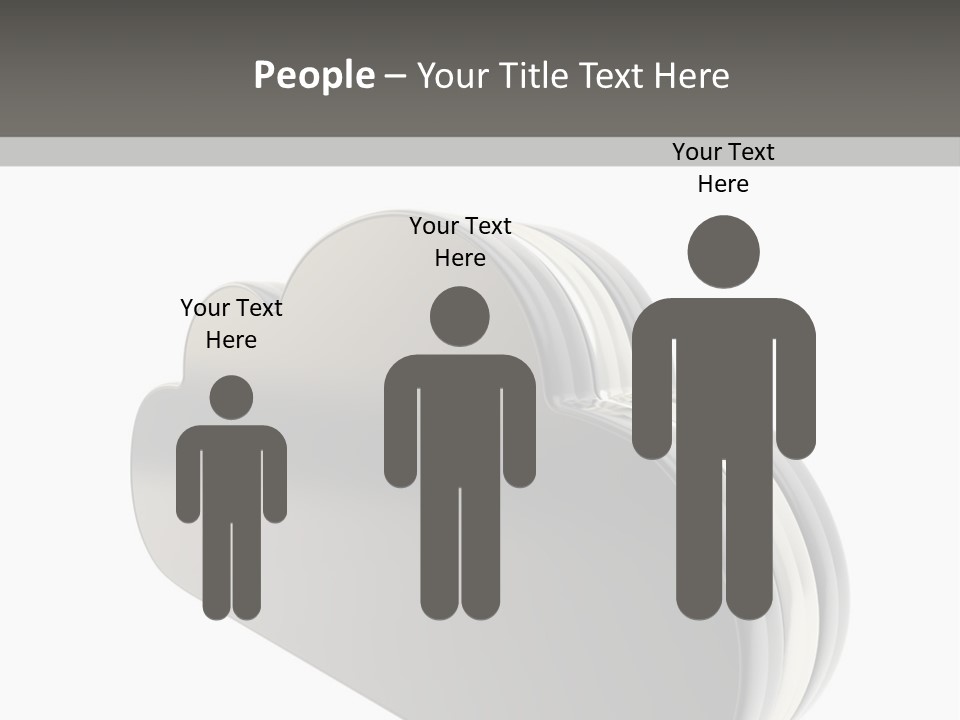 White Tech Data PowerPoint Template