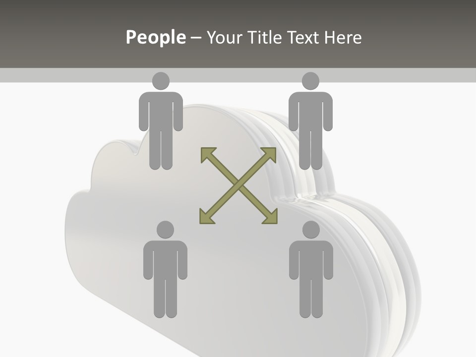 White Tech Data PowerPoint Template