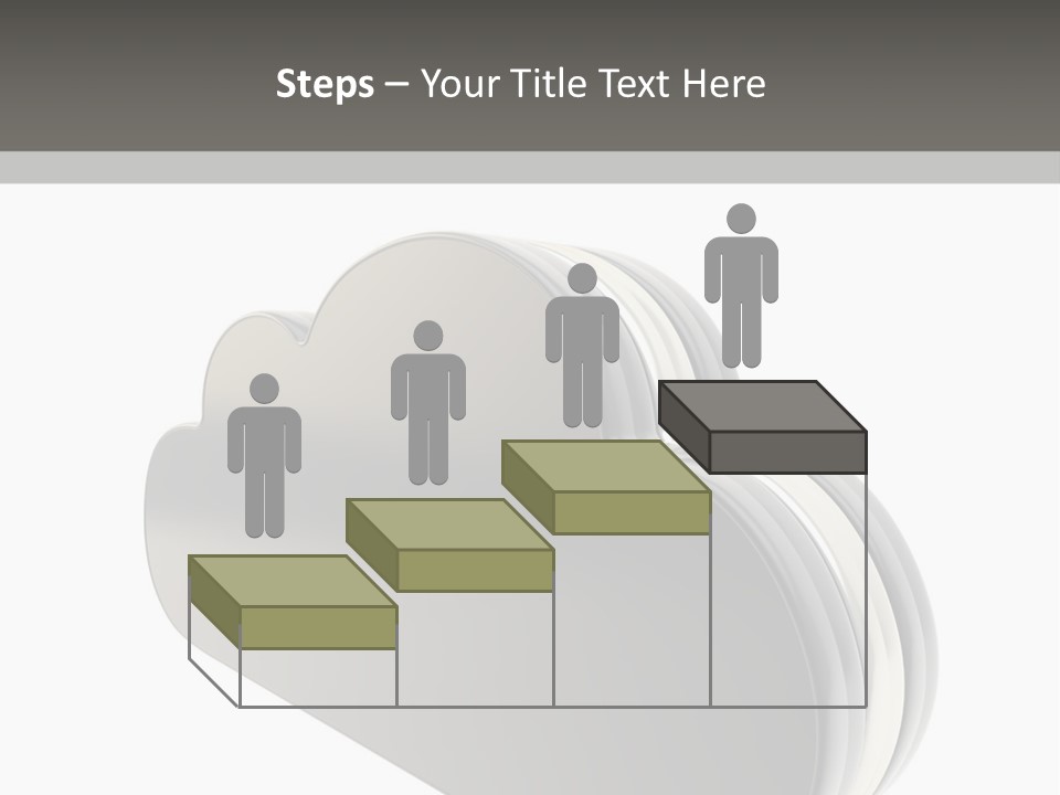White Tech Data PowerPoint Template