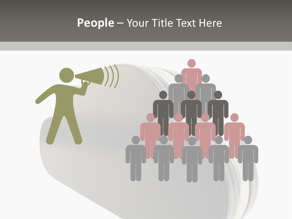 White Tech Data PowerPoint Template