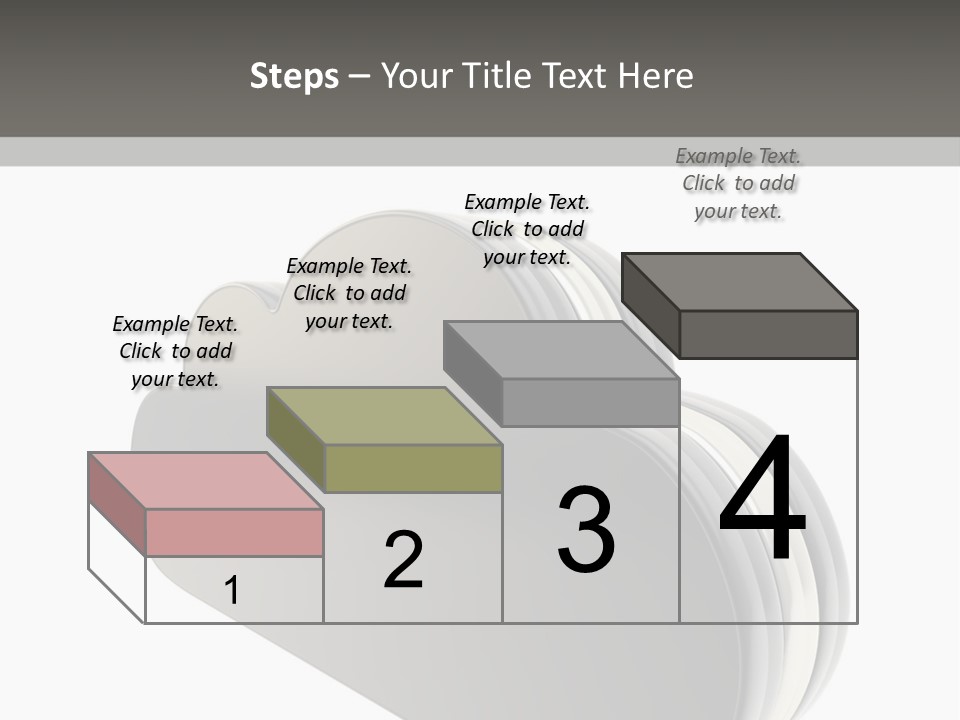 White Tech Data PowerPoint Template