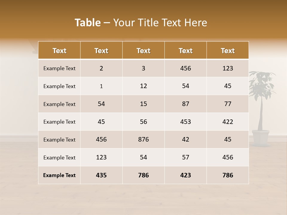 A Room With A Spiral Staircase And A Potted Plant PowerPoint Template