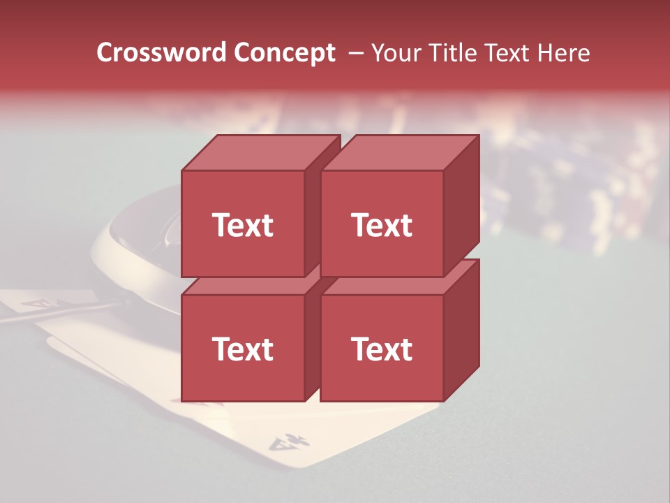 A Computer Mouse Sitting On Top Of A Pile Of Cards PowerPoint Template